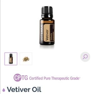 DOTERRA VETIVER - BEAND NEW!!!